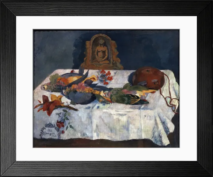Framed Print : Still life with Parrots, 1902. Artist: Paul Gauguin Framed Print : Still life with Parrots, 1902. Artist: Paul Gauguin