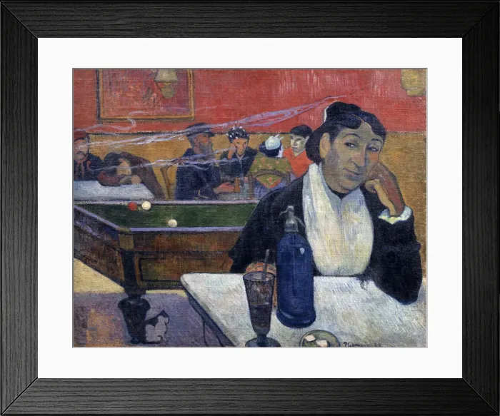 Framed Print : Night Cafe at Arles, 1888. Artist: Paul Gauguin Framed Print : Night Cafe at Arles, 1888. Artist: Paul Gauguin
