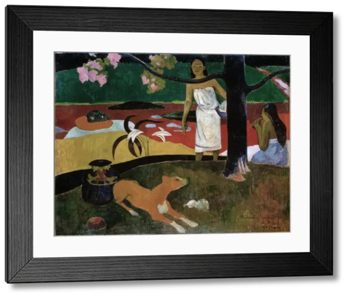 Framed Print : Pastorales Tahitiennes, 1892. Artist: Paul Gauguin Framed Print : Pastorales Tahitiennes, 1892. Artist: Paul Gauguin