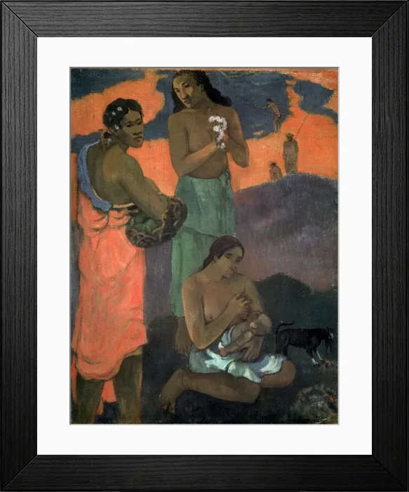 Framed Print : Women on the Seashore (The Motherhood), 1899. Artist: Paul Gauguin Framed Print : Women on the Seashore (The Motherhood), 1899. Artist: Paul Gauguin