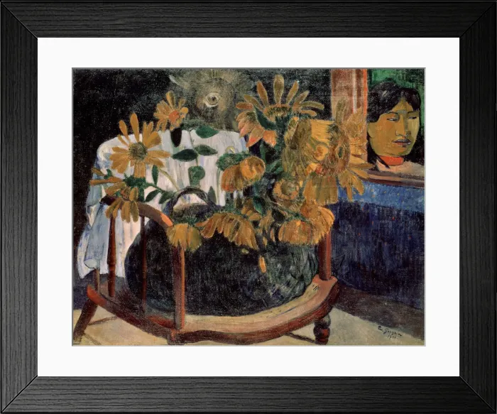 Framed Print : The Sunflowers, 1901. Artist: Paul Gauguin Framed Print : The Sunflowers, 1901. Artist: Paul Gauguin
