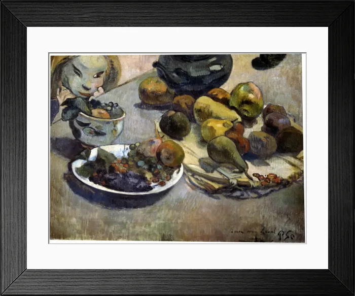 Framed Print : Fruit, 1888. Artist: Paul Gauguin Framed Print : Fruit, 1888. Artist: Paul Gauguin