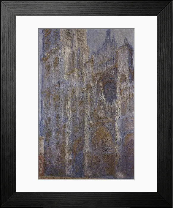 Framed Print : Rouen Cathedral, Noon (Le Portal et la Tour D Albane), 1893-1894. Artist: Claude Monet Framed Print : Rouen Cathedral, Noon (Le Portal et la Tour D Albane), 1893-1894. Artist: Claude Monet