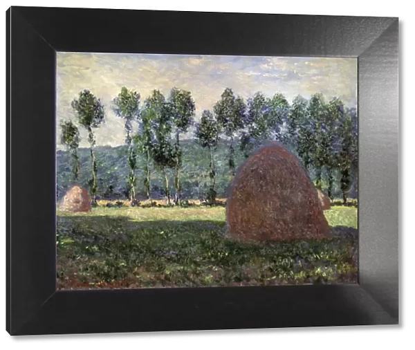 Haystack in Giverny, 1884-1889. Artist: Claude Monet