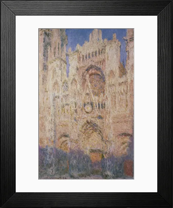 Framed Print : Rouen Cathedral at Sunset, 1892-1894. Artist: Claude Monet Framed Print : Rouen Cathedral at Sunset, 1892-1894. Artist: Claude Monet