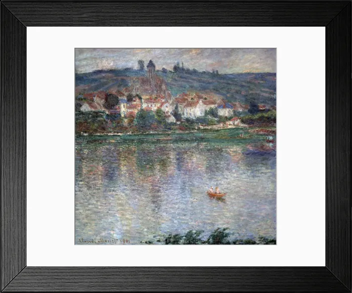 Framed Print : Village Vetheuil, 1901. Artist: Claude Monet Framed Print : Village Vetheuil, 1901. Artist: Claude Monet
