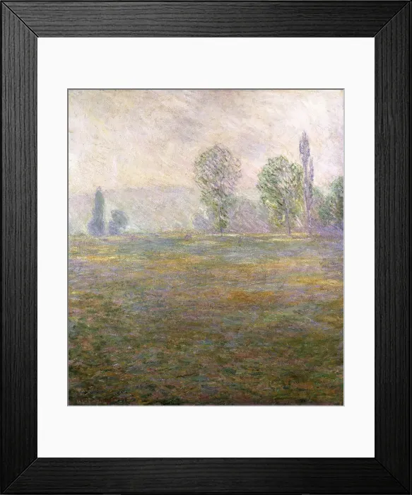 Framed Print : Meadows at Giverny, 1888. Artist: Claude Monet Framed Print : Meadows at Giverny, 1888. Artist: Claude Monet