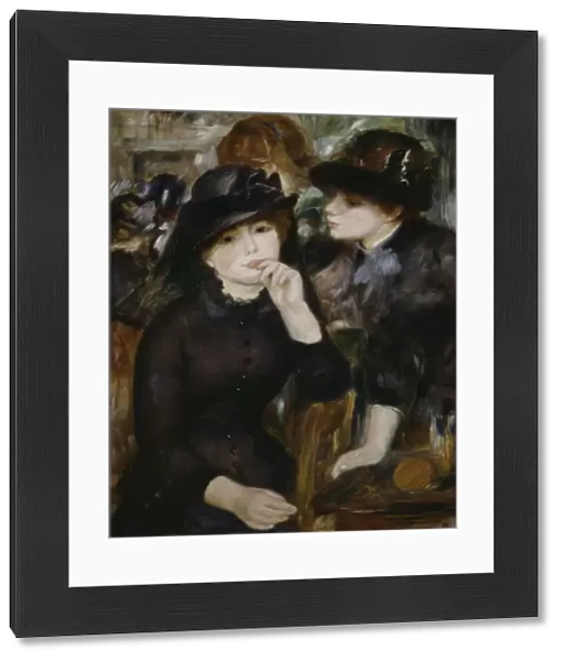 Two Girls in Black, 1880-1882. Artist: Pierre-Auguste Renoir