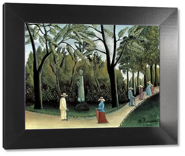 The Luxembourg Gardens, Monument to Chopin, 1909. Artist: Henri Rousseau