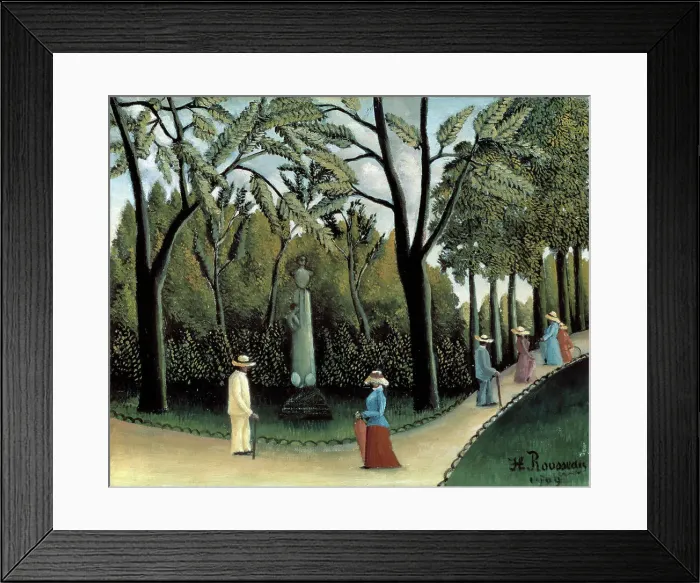 Framed Print : The Luxembourg Gardens, Monument to Chopin, 1909. Artist: Henri Rousseau Framed Print : The Luxembourg Gardens, Monument to Chopin, 1909. Artist: Henri Rousseau