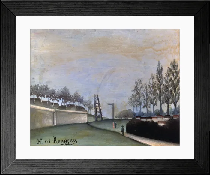 Framed Print : View of Vanves, 1909. Artist: Henri Rousseau