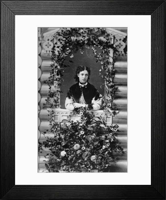 Framed Print : Grand Duchess Maria Feodorovna of Russia, c1866-1870(?) Framed Print : Grand Duchess Maria Feodorovna of Russia, c1866-1870(?)