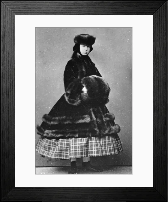 Framed Print : Grand Duchess Maria Alexandrovna of Russia, c1861-c1865 Framed Print : Grand Duchess Maria Alexandrovna of Russia, c1861-c1865