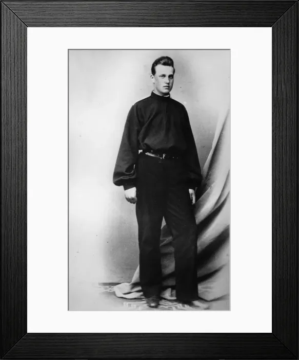 Framed Print : Grand Duke Alexei Alexandrovich of Russia, c1866-c1870(?) Framed Print : Grand Duke Alexei Alexandrovich of Russia, c1866-c1870(?)