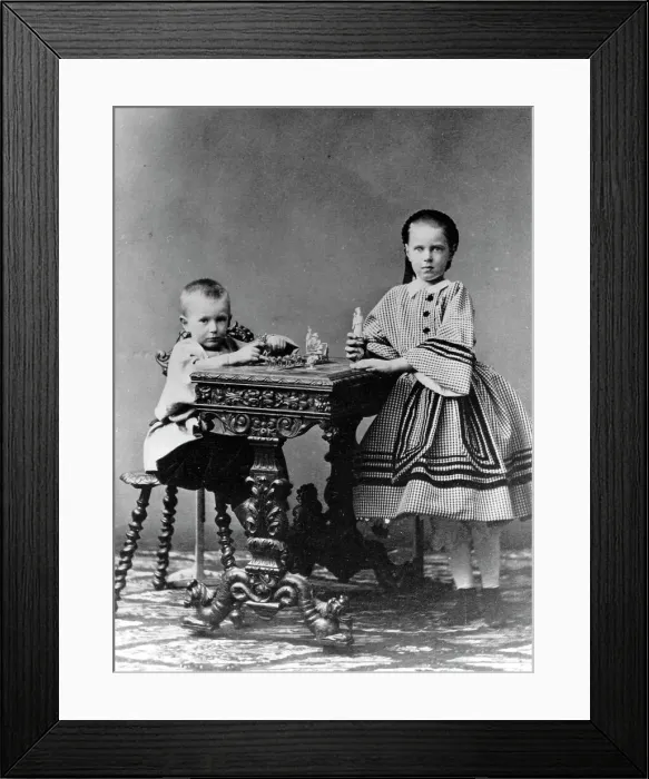 Framed Print : Grand Duke Sergei Alexandrovich and Grand Duchess Maria Alexandrovna of Russia, 1860 Framed Print : Grand Duke Sergei Alexandrovich and Grand Duchess Maria Alexandrovna of Russia, 1860