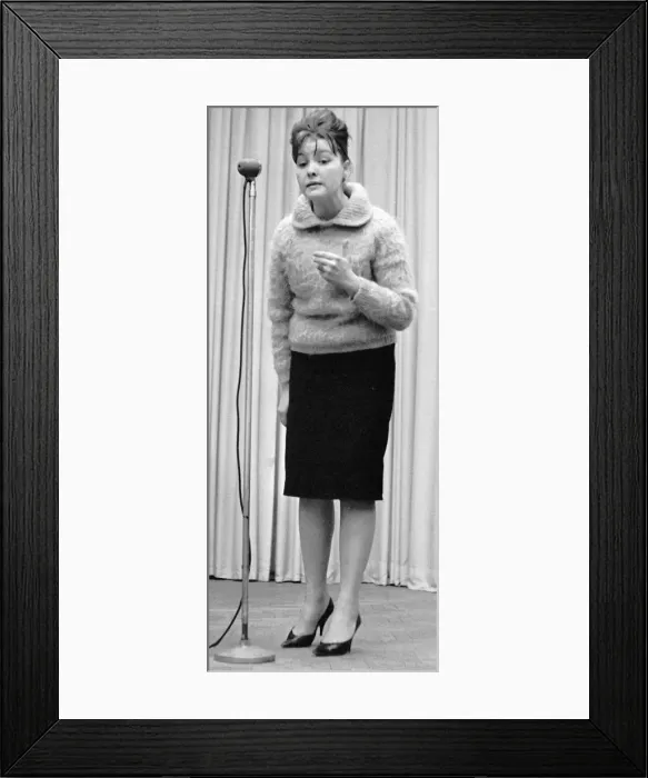 Framed Print : Bella Akhmadulina, Russian poet, 1960s Framed Print : Bella Akhmadulina, Russian poet, 1960s