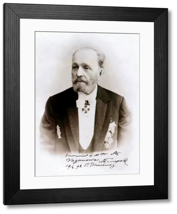 Framed Print : Marius Petipa, Russian ballet dancer and choreographer, 1898 Framed Print : Marius Petipa, Russian ballet dancer and choreographer, 1898