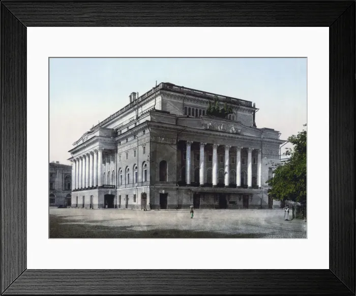 Framed Print : The Alexandrinsky Theatre, St Petersburg, Russia, c1890-c1905 Framed Print : The Alexandrinsky Theatre, St Petersburg, Russia, c1890-c1905