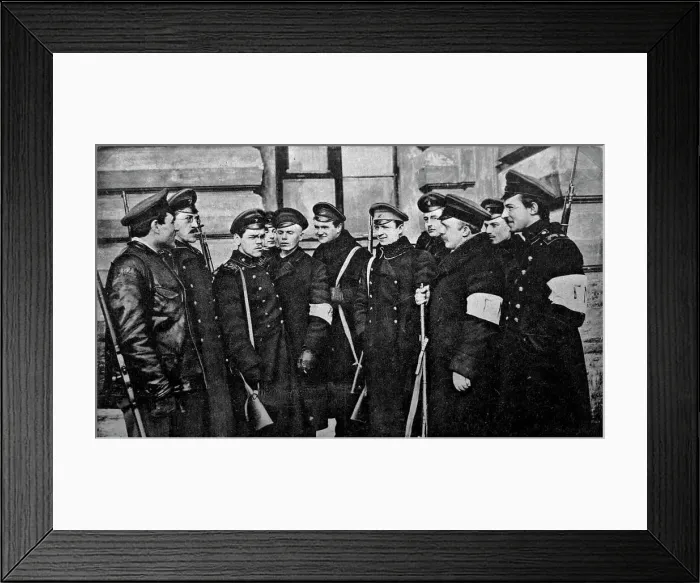 Framed Print : Revolutionary students after the February Revolution, Russia, 1917 Framed Print : Revolutionary students after the February Revolution, Russia, 1917