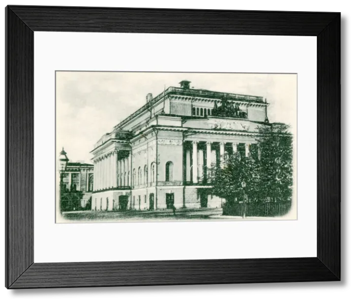 Framed Print : The Alexandrinsky Theatre, Saint Petersburg, Russia, 1890s Framed Print : The Alexandrinsky Theatre, Saint Petersburg, Russia, 1890s