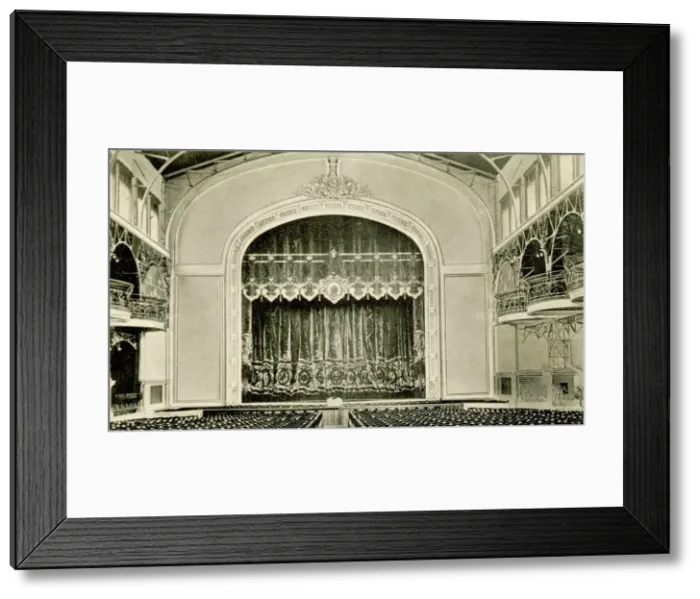 Framed Print : Interior view of the theatre in the Nicholas II Peoples House, St Petersburg, Russia, 1900s Framed Print : Interior view of the theatre in the Nicholas II Peoples House, St Petersburg, Russia, 1900s