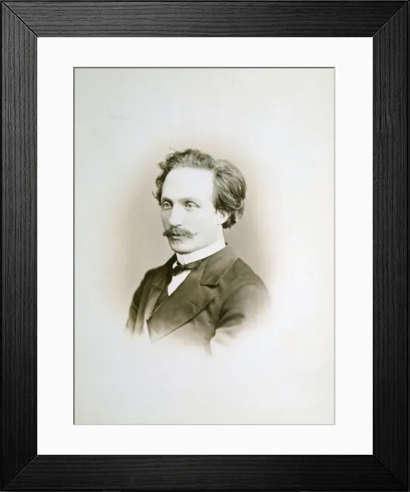 Framed Print : Alexander Winterberger, pianist and organist, 19th century. Artist: Sergei Levitsky Framed Print : Alexander Winterberger, pianist and organist, 19th century. Artist: Sergei Levitsky
