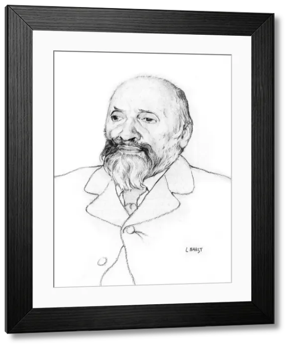 Framed Print : Portrait of Russian composer Mily Balakirev, 1907. Artist: Leon Bakst Framed Print : Portrait of Russian composer Mily Balakirev, 1907. Artist: Leon Bakst