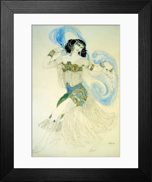 Framed Print : Dance of the Seven Veils, 1908. Artist: Leon Bakst