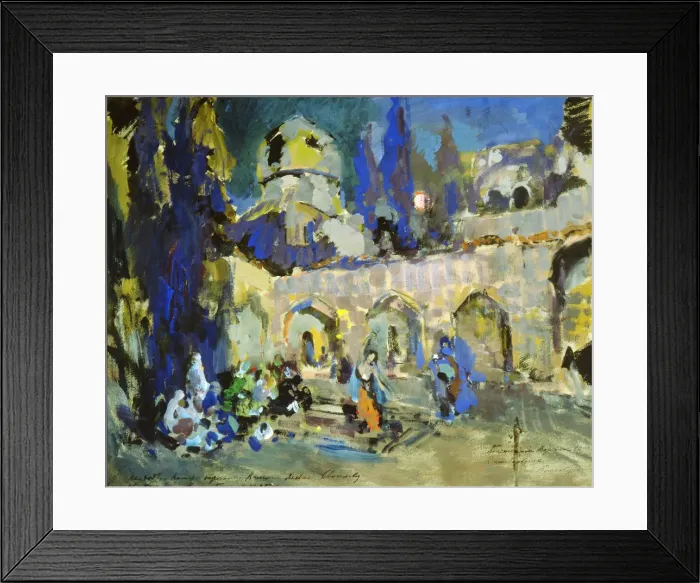 Framed Print : Dance, stage design for Cesare Pugnis ballet The Little Humpbacked Horse, 1912. Artist: Konstantin Korovin Framed Print : Dance, stage design for Cesare Pugnis ballet The Little Humpbacked Horse, 1912. Artist: Konstantin Korovin