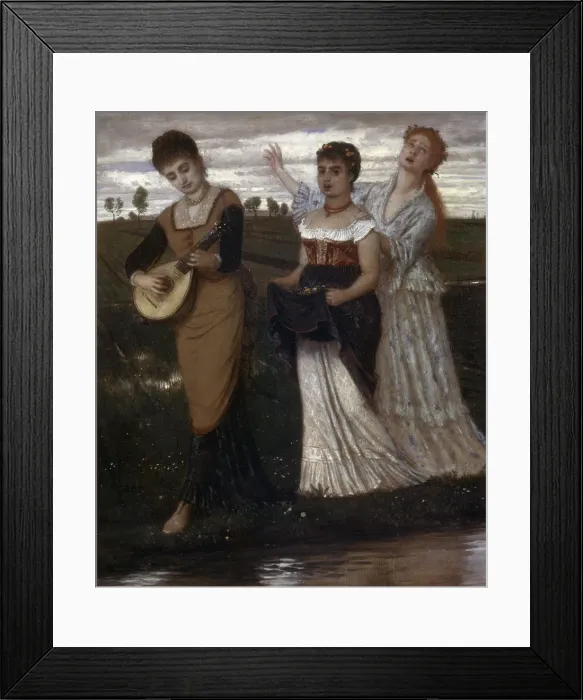 Framed Print : Spring, 1876. Artist: Arnold Bocklin Framed Print : Spring, 1876. Artist: Arnold Bocklin