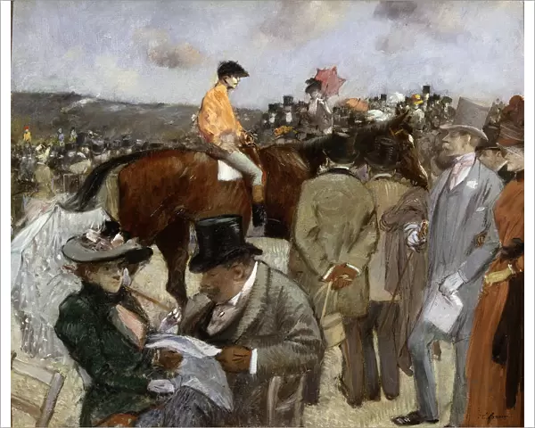 Horseracing, 1888. Artist: Jean Louis Forain