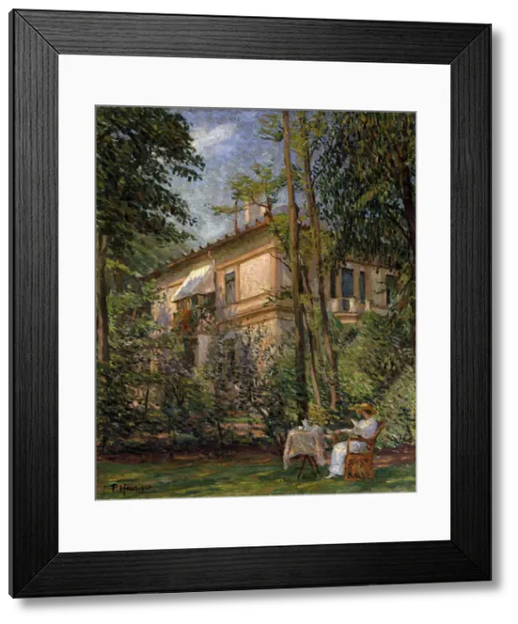 Framed Print : Goldschmits Villa, late 19th or early 20th century. Artist: Paul Hoeniger Framed Print : Goldschmits Villa, late 19th or early 20th century. Artist: Paul Hoeniger