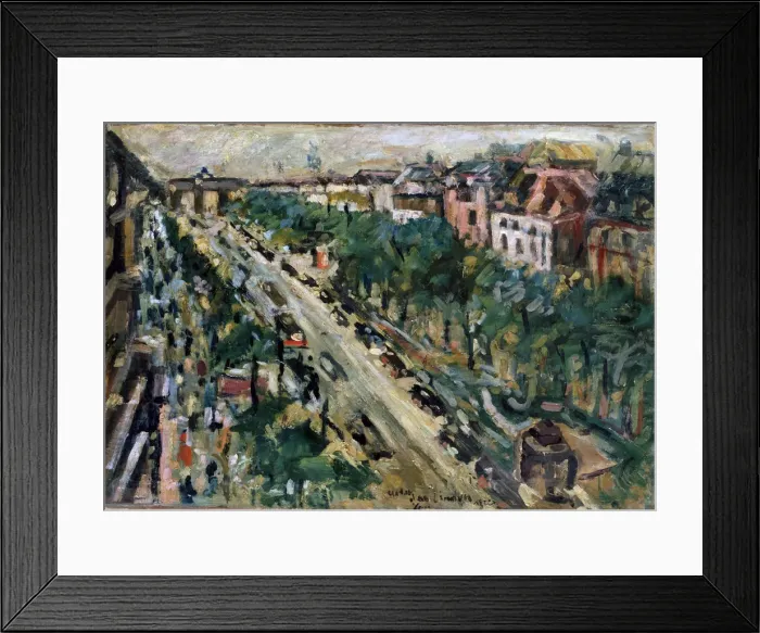 Framed Print : Berlin. Unter den Linden, 1922. Artist: Lovis Corinth Framed Print : Berlin. Unter den Linden, 1922. Artist: Lovis Corinth