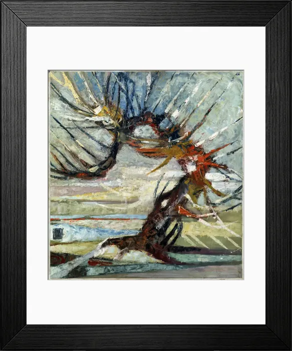Framed Print : A Tree, early 20th century(?). Artist: Otto Mueller Framed Print : A Tree, early 20th century(?). Artist: Otto Mueller