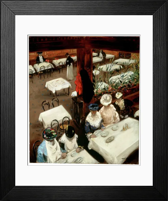 Framed Print : In a Cafe, 1905. Artist: Alfred Henry Maurer Framed Print : In a Cafe, 1905. Artist: Alfred Henry Maurer