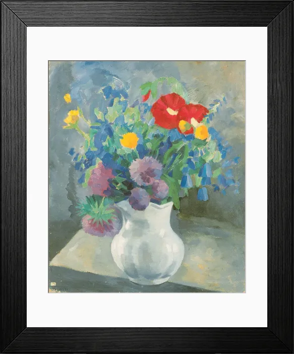 Framed Print : Flowers, 1925. Artist: Petr Savvic Utkin Framed Print : Flowers, 1925. Artist: Petr Savvic Utkin