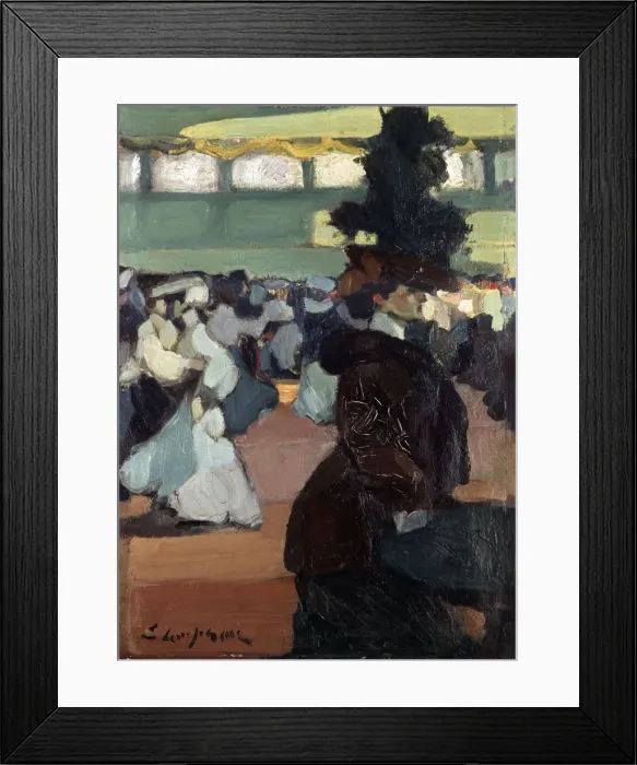 Framed Print : At a Ball, 1905. Artist: Edmond Lempereur Framed Print : At a Ball, 1905. Artist: Edmond Lempereur