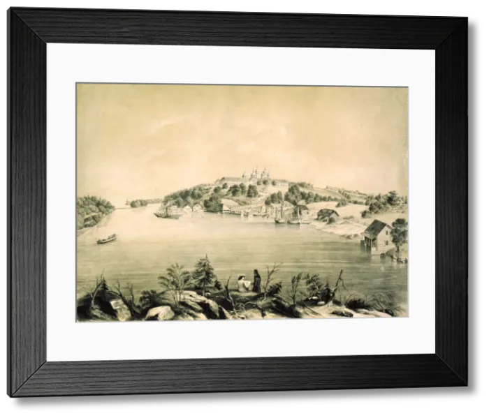 Framed Print : Valaam Monastery on Valaam Island in Lake Ladoga, near St Petersburg, Russia, 1850. Artist: Pyotr Borel Framed Print : Valaam Monastery on Valaam Island in Lake Ladoga, near St Petersburg, Russia, 1850. Artist: Pyotr Borel