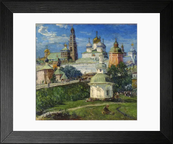 Framed Print : The Trinity Lavra of St Sergius in Sergiyev Posad, 1910s. Artist: Michail Boskin Framed Print : The Trinity Lavra of St Sergius in Sergiyev Posad, 1910s. Artist: Michail Boskin