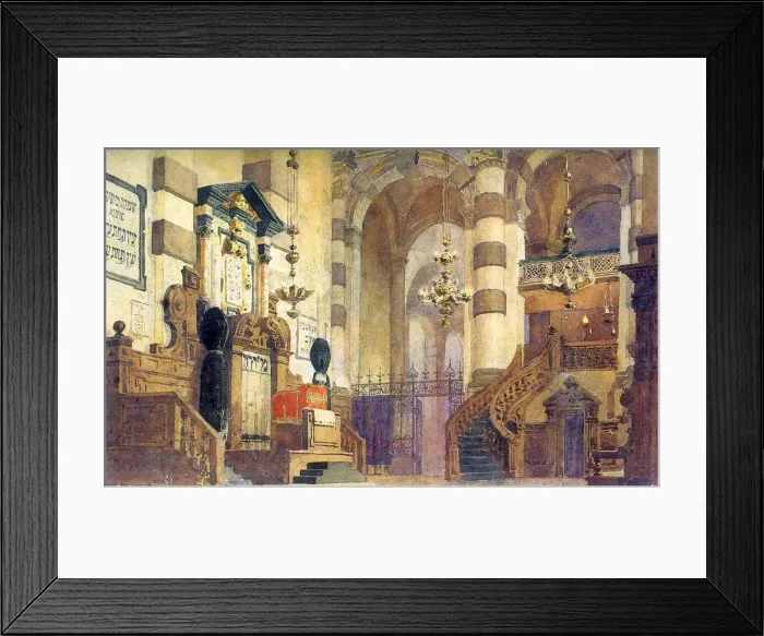 Framed Print : Stage design for the opera Uriel Acosta, by Valentina Serova, 1885. Artist: Vasilij Dmitrievic Polenov Framed Print : Stage design for the opera Uriel Acosta, by Valentina Serova, 1885. Artist: Vasilij Dmitrievic Polenov