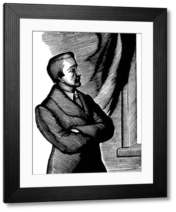 Framed Print : Heinrich Heine, 19th century German poet, 1934. Artist: Georgi Yecheistov Framed Print : Heinrich Heine, 19th century German poet, 1934. Artist: Georgi Yecheistov