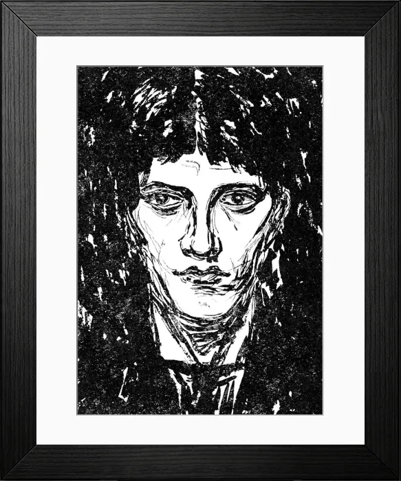 Framed Print : Self-portrait, 1905. Artist: Nikolaj Petrovic Feofilaktov Framed Print : Self-portrait, 1905. Artist: Nikolaj Petrovic Feofilaktov