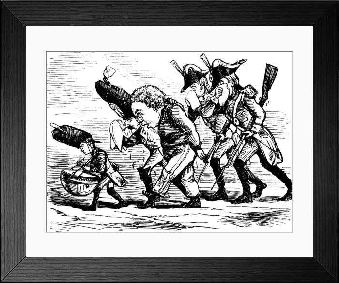 Framed Print : Illustration from the book The Rose and The Ring, by William Thackeray, 1855. Artist: William Makepeace Thackeray Framed Print : Illustration from the book The Rose and The Ring, by William Thackeray, 1855. Artist: William Makepeace Thackeray