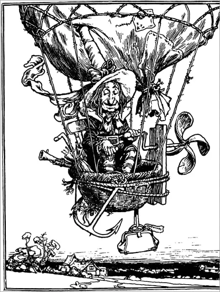 Illustration from the childrens book The Adventures of Uncle Lubin, 1902. Artist: W Heath Robinson