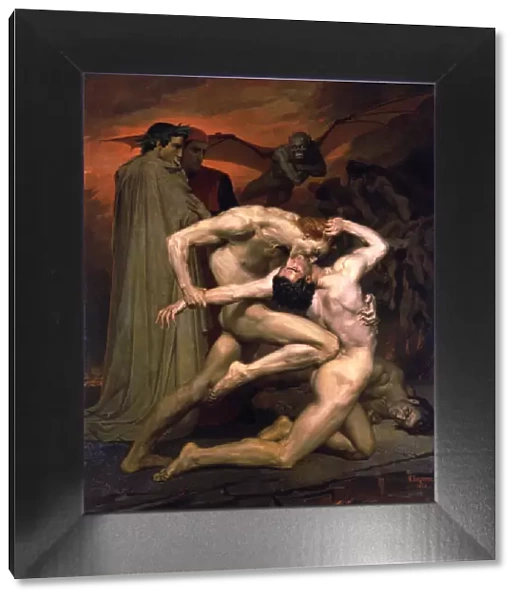 Dante and Virgil in Hell, 1850. Artist: William-Adolphe Bouguereau