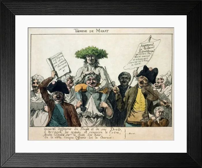 Framed Print : The Triumph of Marat, 1793 Framed Print : The Triumph of Marat, 1793
