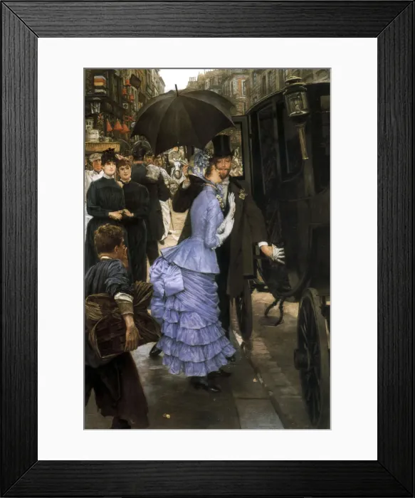 Framed Print : The Bridesmaid, 1883-1885. Artist: James Tissot Framed Print : The Bridesmaid, 1883-1885. Artist: James Tissot
