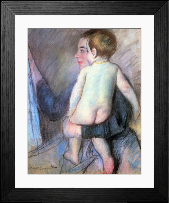 Framed Print : At the Window, 1889. Artist: Mary Cassatt Framed Print : At the Window, 1889. Artist: Mary Cassatt