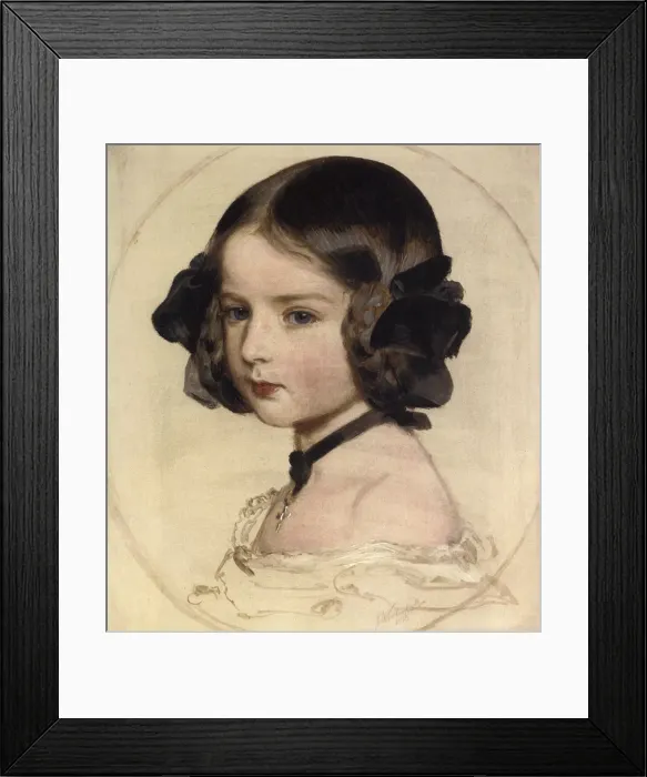 Framed Print : Princess Clotilde of Saxe-Coburg and Gotha, (1846-1927), 1855. Artist: Franz Xaver Winterhalter Framed Print : Princess Clotilde of Saxe-Coburg and Gotha, (1846-1927), 1855. Artist: Franz Xaver Winterhalter