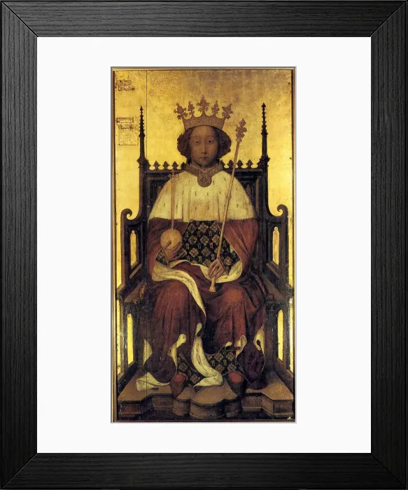 Framed Print : King Richard II of England, c1390 Framed Print : King Richard II of England, c1390